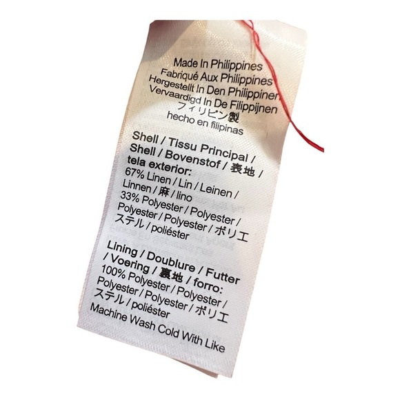 J. Crew Palermo Vintage Red High-neck sheath dress stretch linen Size 6Tall NEW - Picture 11 of 15